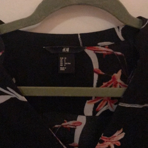 Black pattern H&M shift dress - Picture 2 of 3